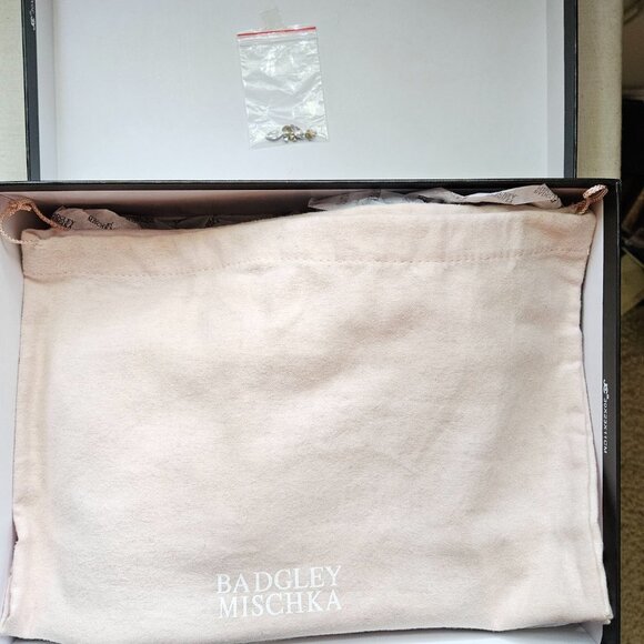 Badgley Mischka Tasmine heeled evening sandals sz 9.5 for bridal or guest - Picture 7 of 11